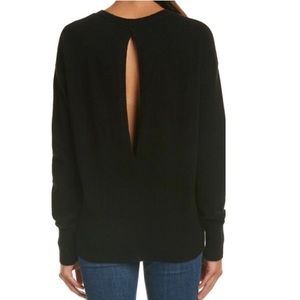 Vince cashmere open back sweater